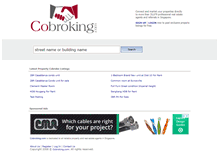 Tablet Screenshot of cobroking.com